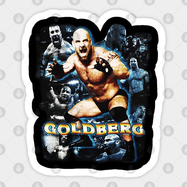 Goldberg - WCW Wrestling Sticker by nicklower
